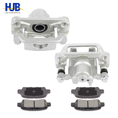 2x Rear Brake Calipers 4x Ceramic Pads For Nissa Maxima 2007-2008
