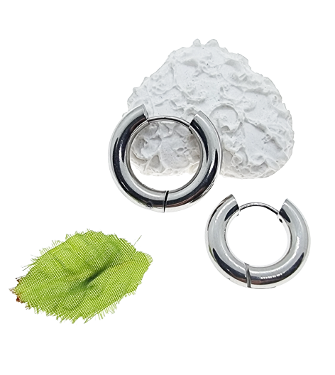 7 Paia Orecchini A Cerchio In Acciaio Inox - Diametro 8-20 Mm, Unisex, Design Semplice - Foto 9