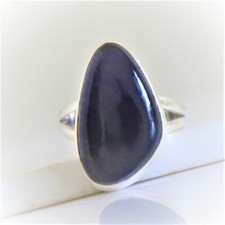 IOLITE SUNSTONE NATURAL GEMSTONE 925 SOLID STERLING SILVER JEWELRY RING 3 TO 12