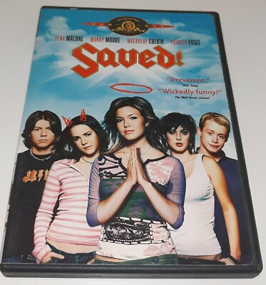 Saved DVD Jena Malone Mandy Moore Macauley Culkin Ex-Library