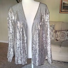 HALSTON  Vintage 1970s Iconic Hand Embroidered Beaded Silk Jacket/Blazer