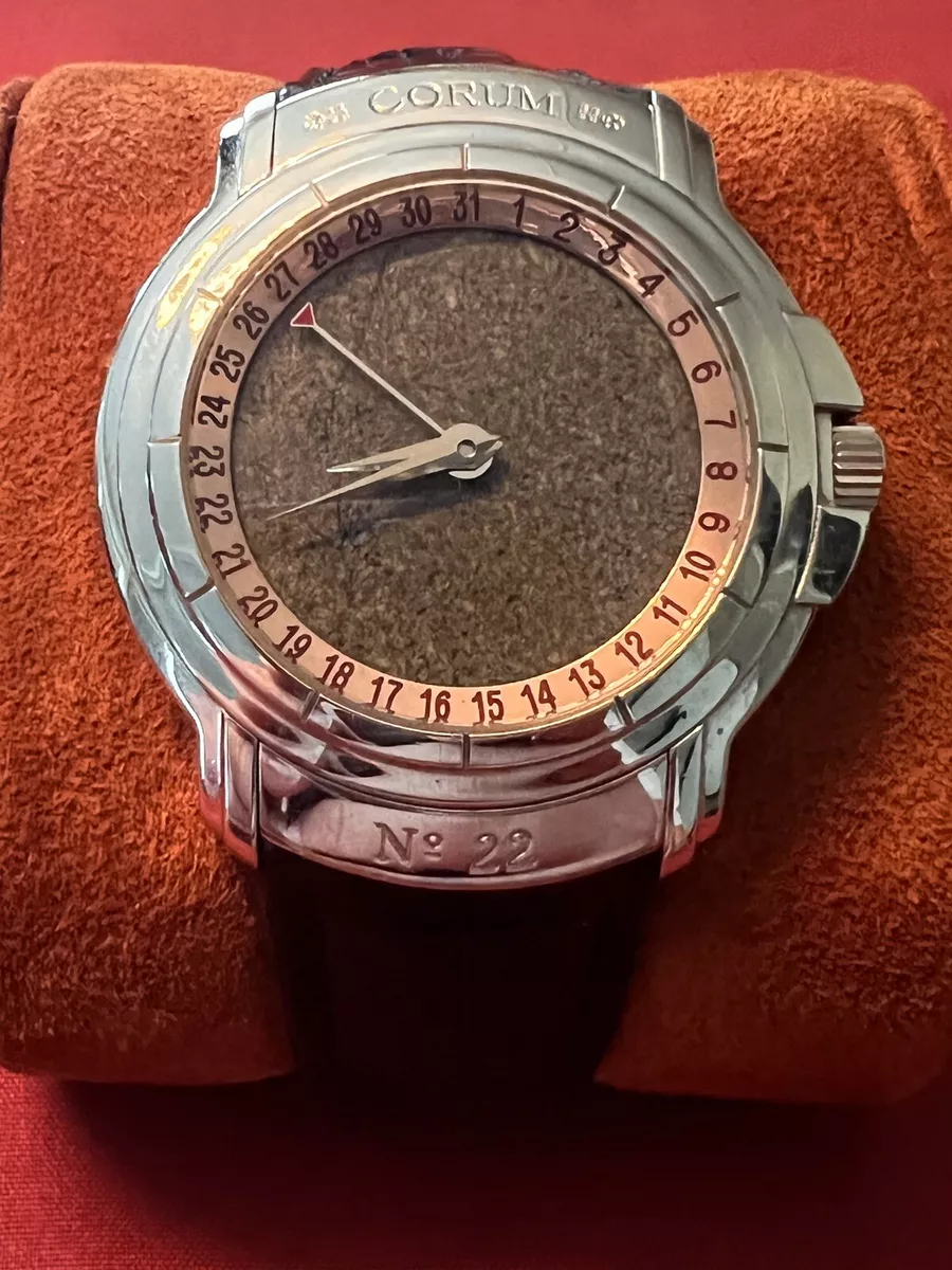 Platinum Corum Mars Meteorite Limited Edition Automatic Mens Watch