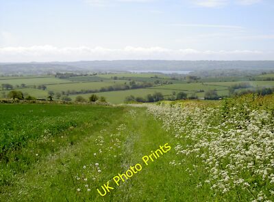 Foto 6x4 The Chew Valley East Dundry Blick von den Höhen von Du c2015