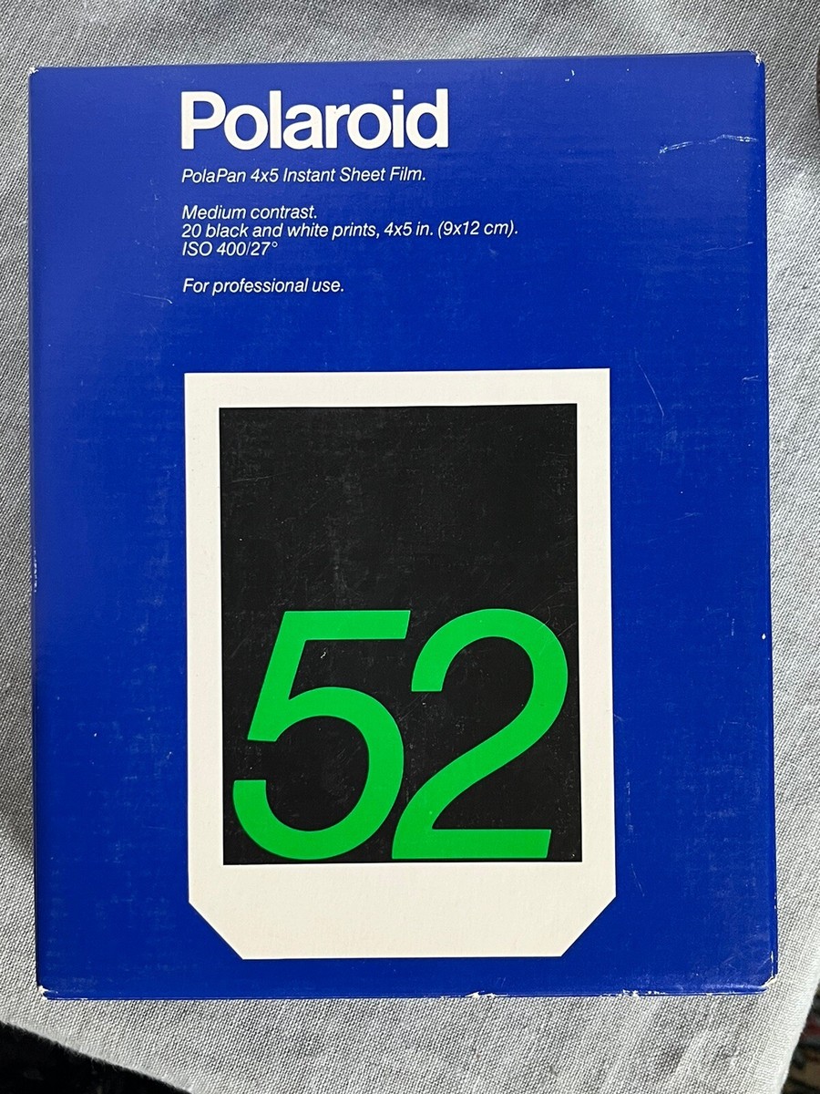 VINTAGE POLAROID 52 4x5 INSTANT 20 SHEETS FILM Unopened 12/94 | eBay
