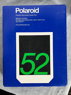 VINTAGE POLAROID 52 4x5 INSTANT 20 SHEETS FILM Unopened