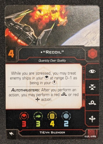 FIRST ORDER PILOT CARDS, X-WING MINIATURES (2nd ed), FANTASY FLIGHT, FFG - Picture 13 of 19