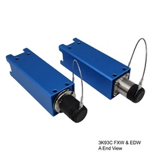 SMPTE Hybrid Alternative Connector Adapter EDW & FXW to 2 * 2 x Fiber Connectors