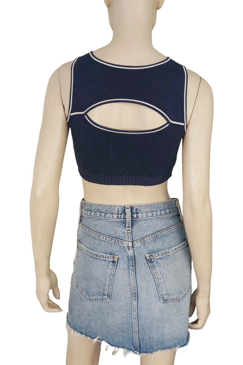 Vntg 90s VIVIENNE WESTWOOD GOLD LABEL KNITWEAR sz S Cotton Knit