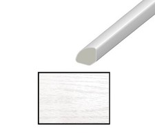 uPVC Quadrant Plastic Finishing Trim - Window / Tile Beading - 13mm x 1m Length