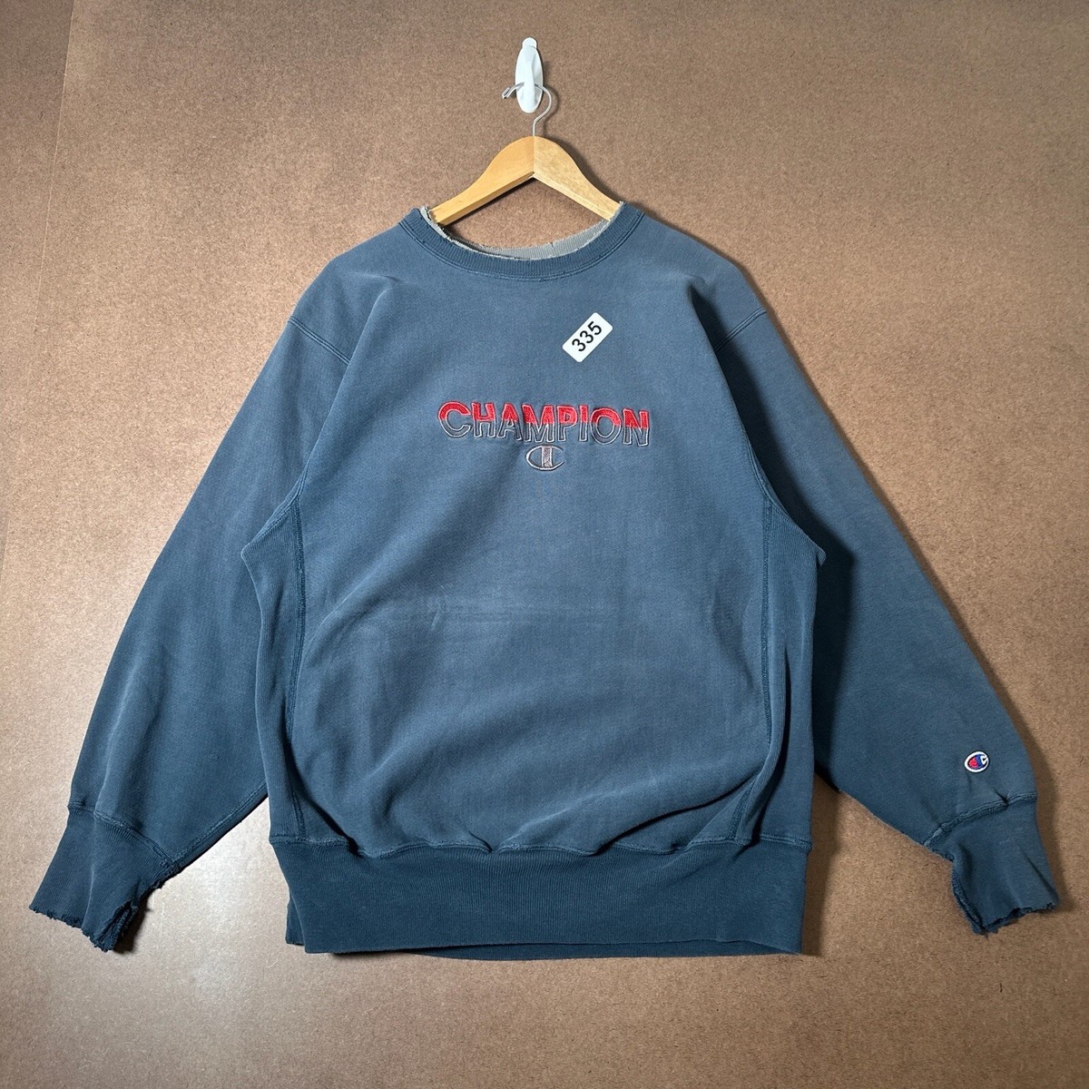Vintage Champion Reverse Weave Sweater Adult Size Extra Large Grey 