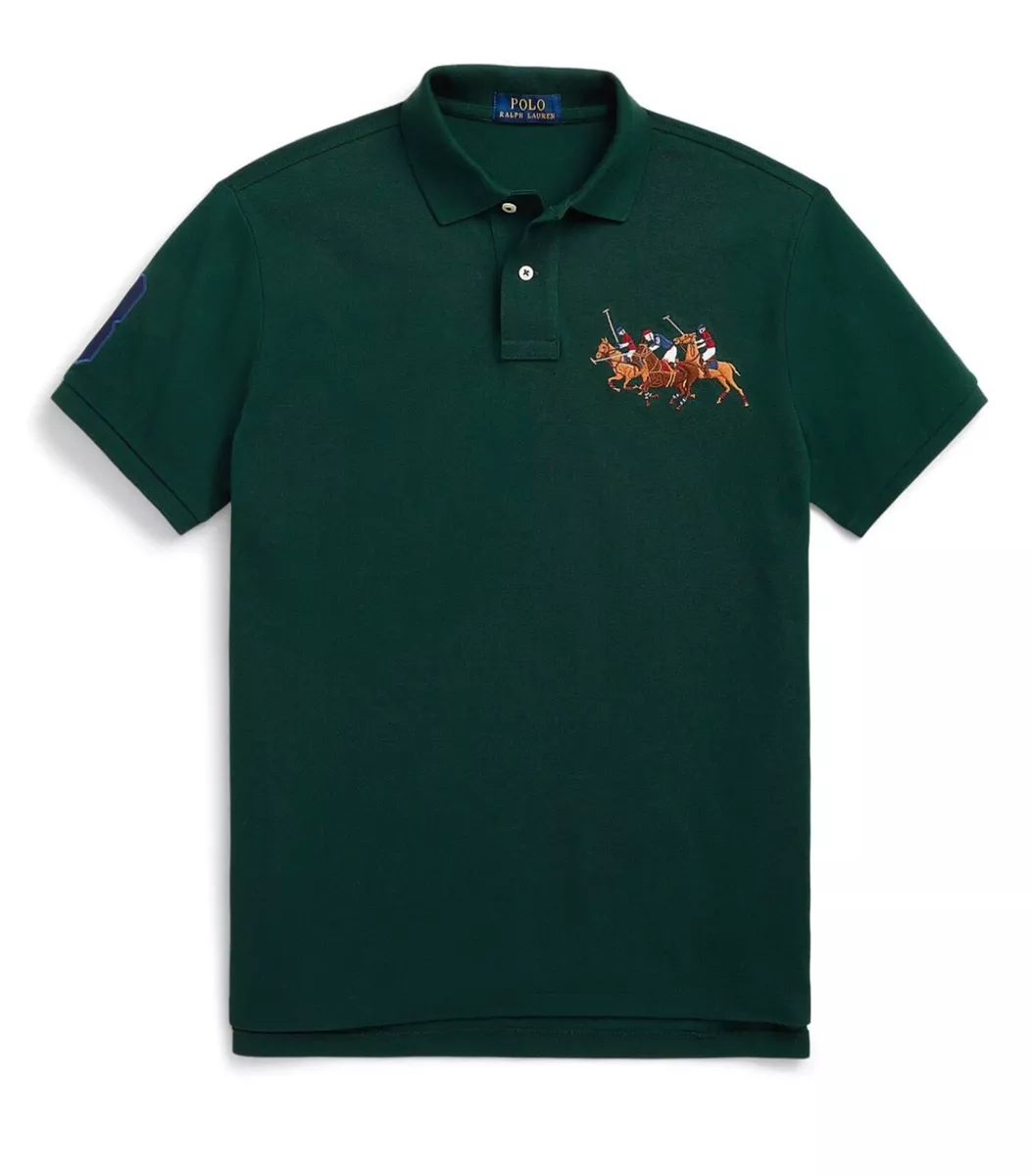 Hunter green ralph sales lauren polo shirt