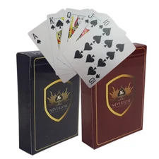  2 Decks 100% Plastic Playing Cards Poker Size Regular Index MRC Poker 