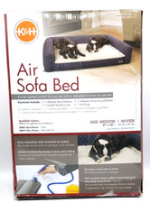 K H Pet Products Air Sofa Inflatable Dog Bed Lightweight Air Mattress Pet Bed...