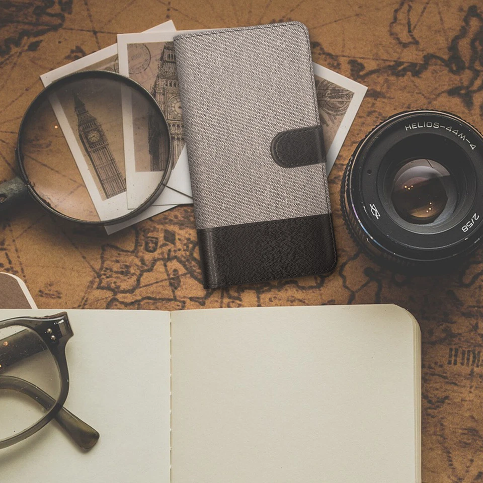 Custodia porta carte per LG G6 cover simil pelle - Immagine 4 di 4