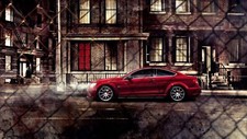 Cars roads vehicles mercedes benz mercedes c63 black Desk Mat Stitched