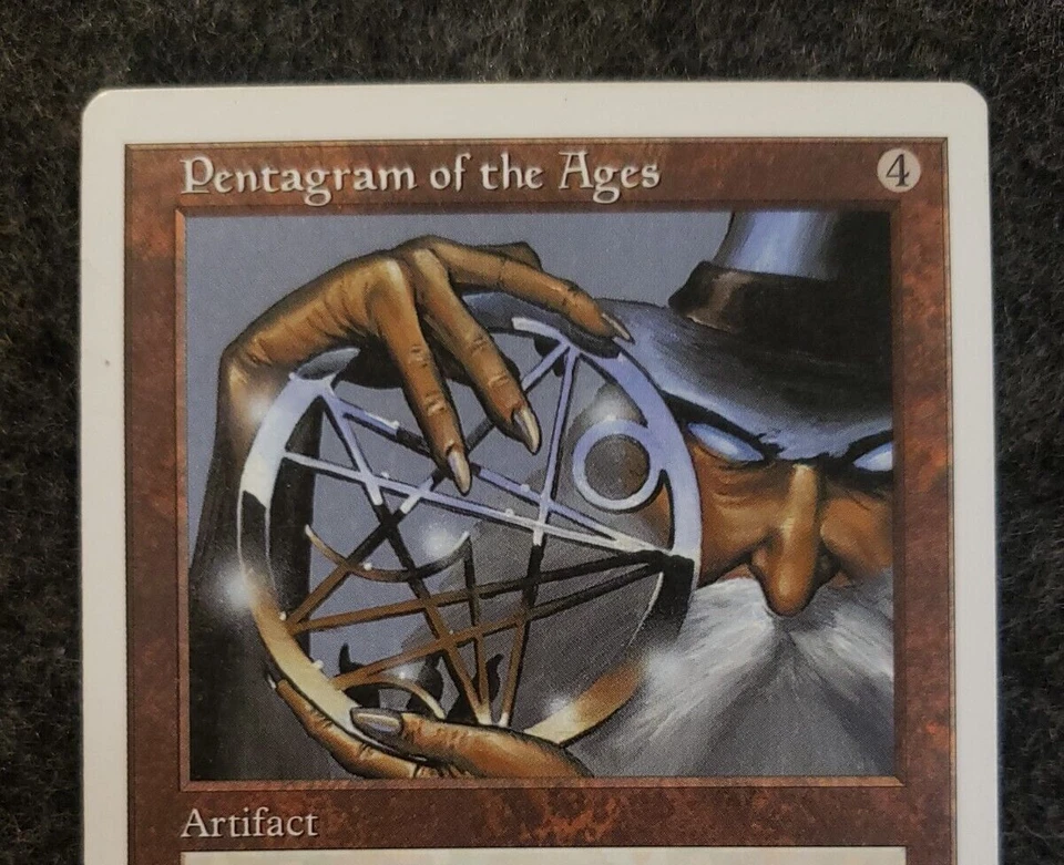 mtg pentagram card Satanic Sleeves Prismatic Pentagram : r/custommagic