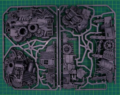 40K Orchi Terrain Mekboy Workshop BARRICATE Pile Di Rottami Octarius - Foto 8