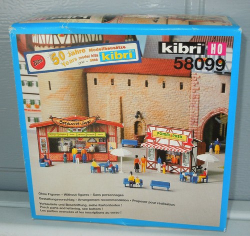 Kibri H0 - 1:87 - 58099 - 2 Kirmesbuden | Condition: Gebraucht