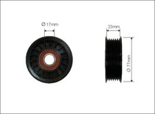 Tensioner Pulley, V-ribbed belt for CADILLAC CHEVROLET HUMMER ISUZU SAAB:9-7X