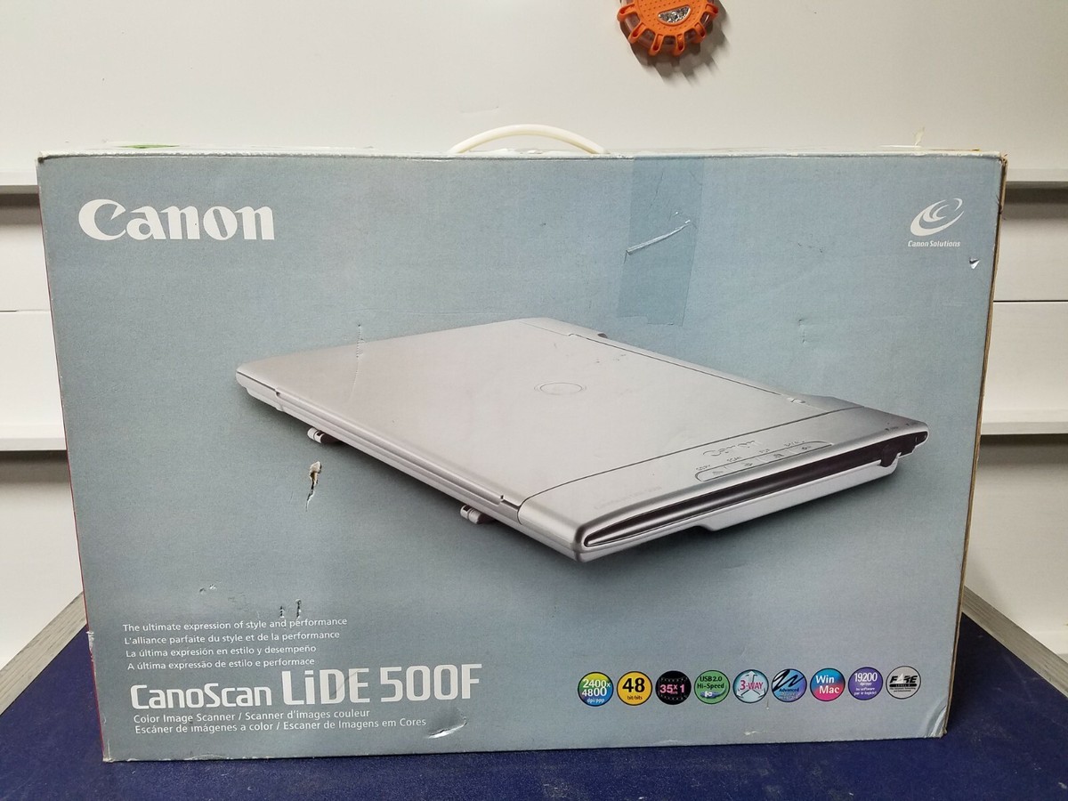 canon☆キャノン☆Cano Scan LiDE500FV☆未使用品 Canon CanoScan LiDE 500F USB Flatbed Color Image Scanner | eBay
