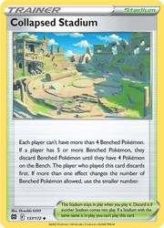 Collapsed Stadium 137/172 Brilliant Stars Uncommon Trainer