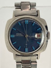 Seiko Seikomatic Lady Blue Dial Manual Winding Ladies Watch Stainless Steel