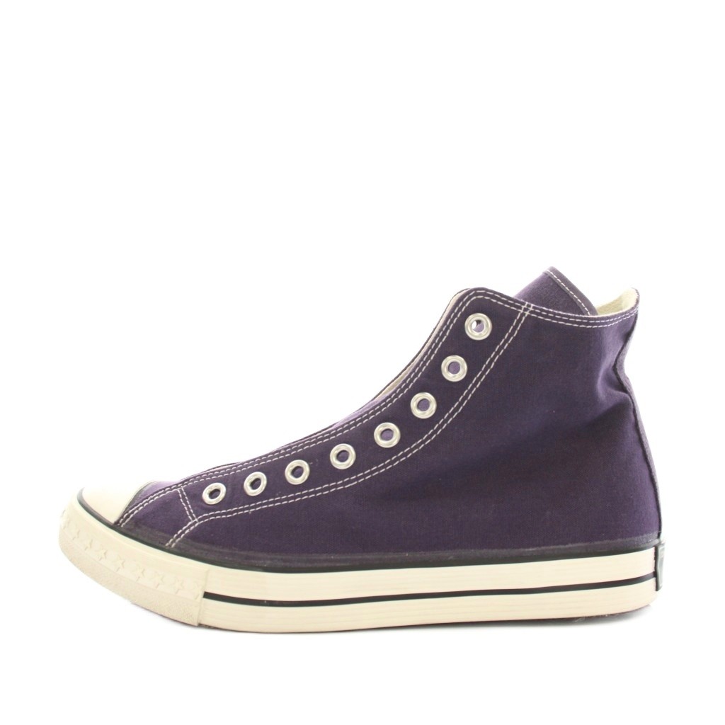 CONVERSE ADDICT Coach Canvas High Sneakers US85 JPN27 Purple White Black Red Nav thumbnail 2