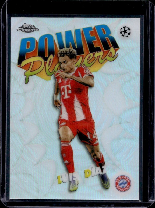 2025-26 Topps Chrome UEFA Luis Diaz Power Players #PP-20 Bayern Munchen