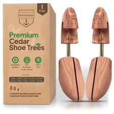 HOUNDSBAY Cedar Shoe Tree  Trees for Men  Medium / 8 - 9.5 US, Natural