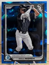 2024 Bowman Chrome Sapphire - Rikuu Nishida #BCP-188