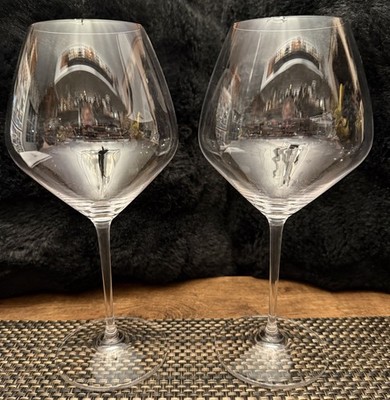 Pair Of Riedel Extreme Pinot Noir Glasses  9.5  Tall Excellent Condition