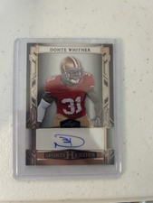 2024 Leaf Metal Sports Heroes Autograph Acetate Bronze Donte Whitner /25