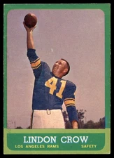 1963 Topps #45 Lindon Crow EX++ LA Rams       ID:83906