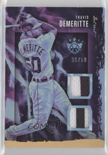 2020 Panini Diamond Kings DK Materials Holo Gold 30/50 Travis Demeritte ni4