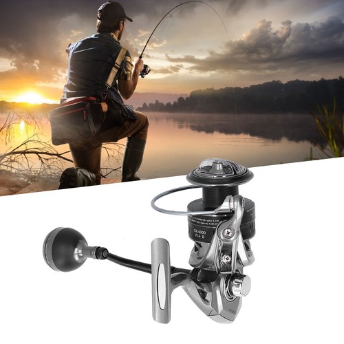 Fishing Reel 5.2:1 13+1BB Without Gaps Bearings Spinning Reel Smooth Metal S HOT - Bild 9 von 24