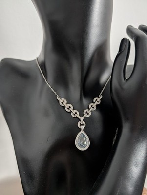 Swarovski Collier Adore Kette Silber Tropfen