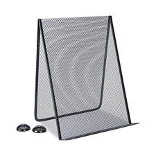 PLEXON METAL MESH DOCUMENT HOLDER FREE STANDING 35 SHEET CAPACITY BLACK
