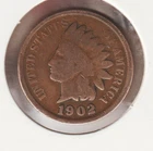 US Rare Old West 1902 Indian Head Penny Coin American Collection Shield Cent USA