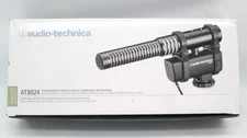 New/NOB - Audio Technica AT8024 DSLR Stereo Mono Camera Mount Microphone
