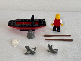 Lego Castle #1804 Crossbow Boat Complete Instructions Bag