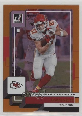 2022 Panini Donruss Jersey Number 18/87 Travis Kelce #273 0y8x