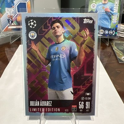 2024-25 TOPPS MATCH ATTAX Limited Edition LE3 Julian ALVAREZ Argentina Man City