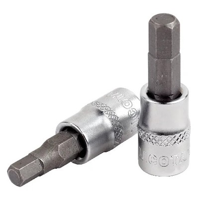 Innensechskant Nuss H8 1/2 Zoll aus Chrom-Vanadium-Stahl