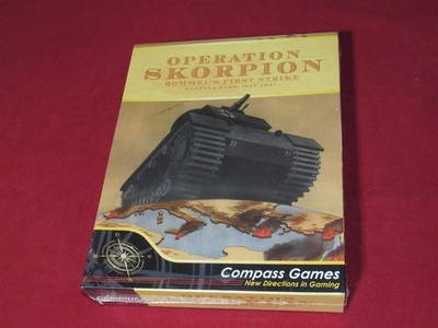 Compass Games: Operation Skorpion: Rommel's First Strike: Sealed