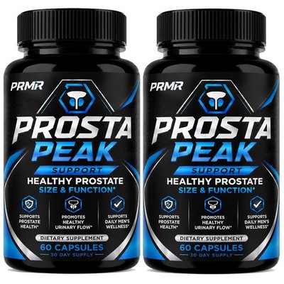(2 Pack) Prosta Peak For Men's Prostate Health Urinary Flow Support 120 Capsules