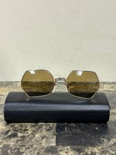 Vintage Mens Cool-Ray Polaroid Lightly Tinted Sunglasses, Gold Toned, Rare Find