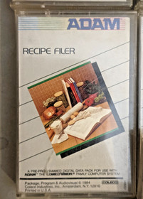 9 Vintage Coleco Adam Compuuter Software Program Cassette Basic Buck Rogers Game
