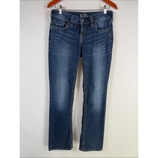 Silver Jeans SUKI MID Slim Boot Cut Jeans. Womens size W 29 / L 31. Soft denim