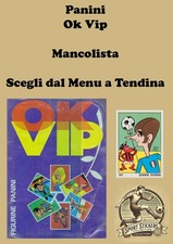 1973 Panini OK VIP New Mancolista Choose From List Curtain Menu