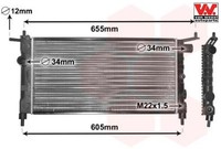 VAN Wezel 37002183 KüHler FüR MotorküHlung MotorküHler AutoküHler FüR Opel
